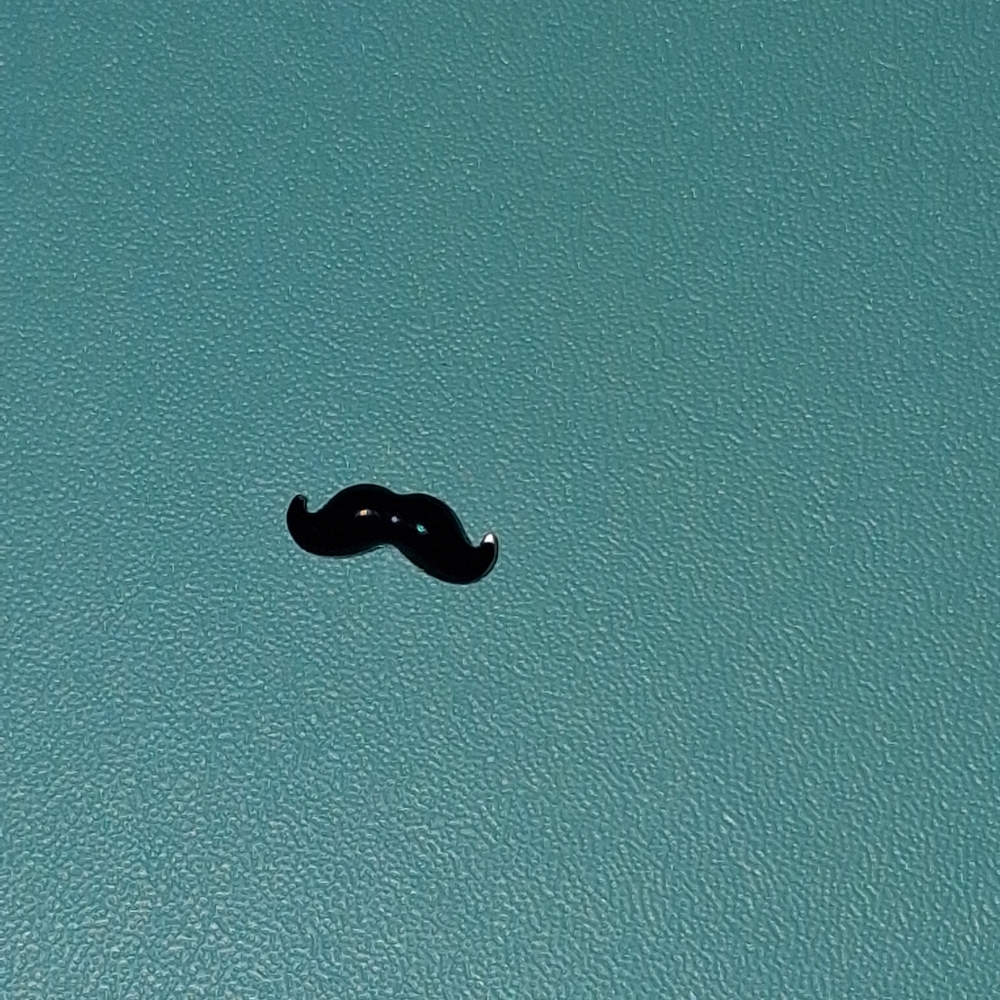 Black Mustache Charm Origami Owl